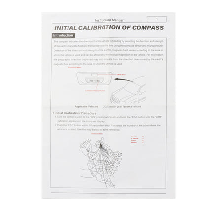 ya 5 8.7 599 - 958 Applicable to 2005 - 2008 for Toyota Tacoma temperature direction display overhead model 83290-AD010