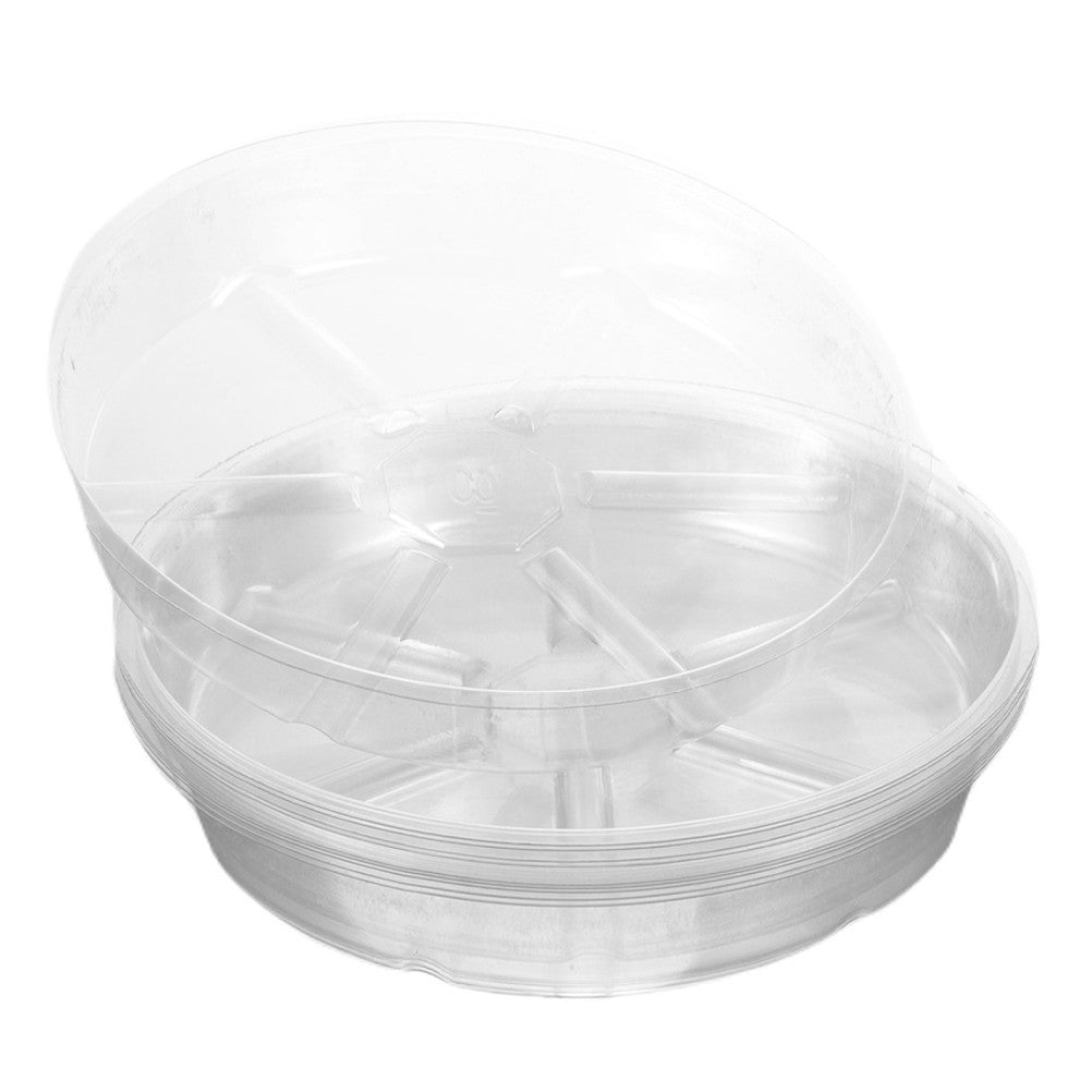 ya 14 15pcs Plant Saucers Drip Tray - 6inch Plastic Flower Pot Saucers For Indoor 