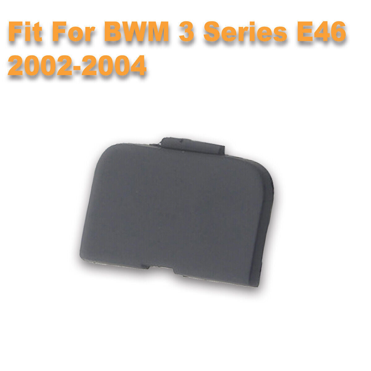ya 5 8.7 1Pcs Front Bumper Tow Hook Cover Towing Eye Cap for BMW 3-Series E46 2002-2004