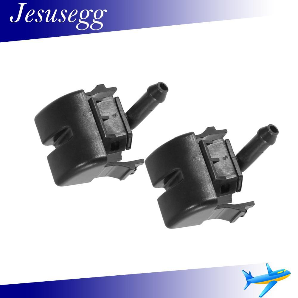 ya 13 2Pcs Front Right Side Windshield Washer Nozzles Spray Jet For 3 Series E46