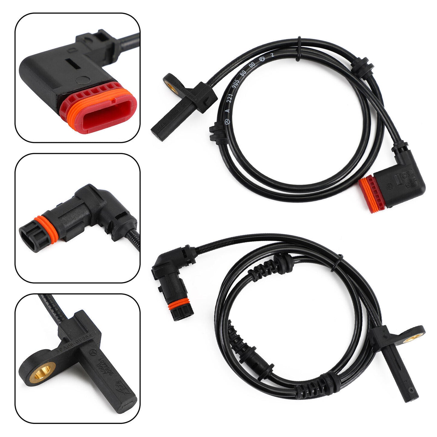 ya 1 8.5.1 Front/Rear Left&Right Set 4 ABS Speed Sensor for Mercedes S Class W221 D