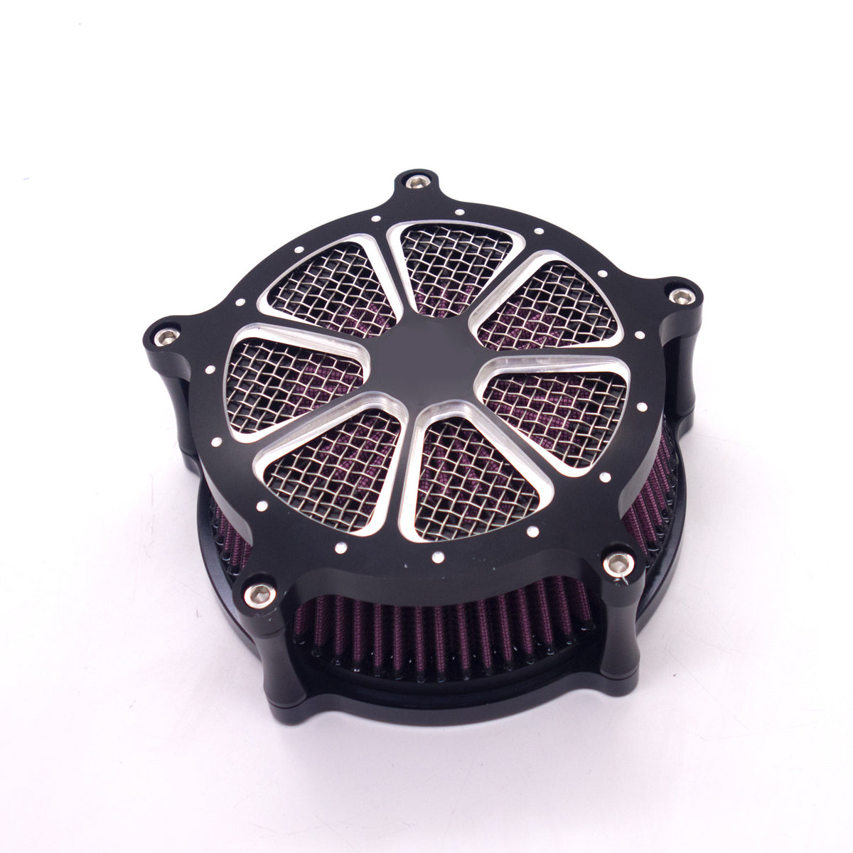 ya 5 8.7 Black CNC Air Cleaner Intake Filter System for Harley Softail Touring 2014-2015