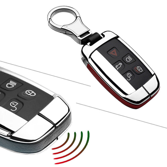 ya 5 6.16 Remote for Smart Key Fob Shell Cover Fit for Range for Rover Velar for Jaguar I-Pace E-Pace Red
