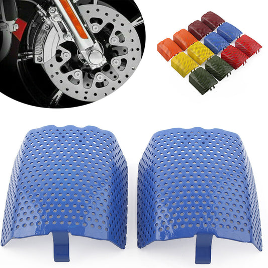 ya 4 6.17.2 for Harley V-Rod & Touring 2006-2019 2x Steel Front Caliper Screen Inserts