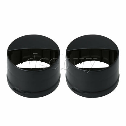 ya 26 2 Pcs Black Plastic Water Filter Cap Reigerator Replacement for 
