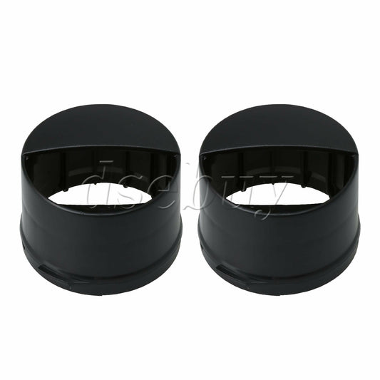 ya 26 2 Pcs Black Plastic Water Filter Cap Reigerator Replacement for 