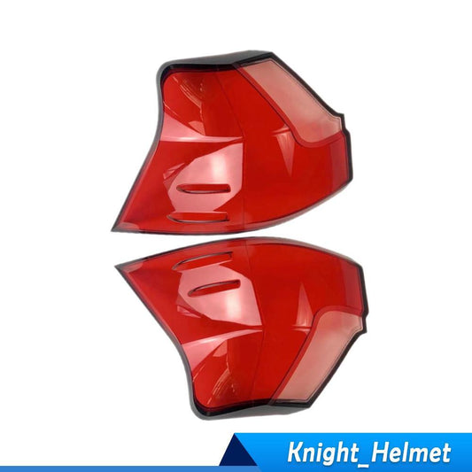 ya 27 6.21 Fits For LX570 2016-2021 2x Rear Left & Right Outer Tail Light Lens Cover Red