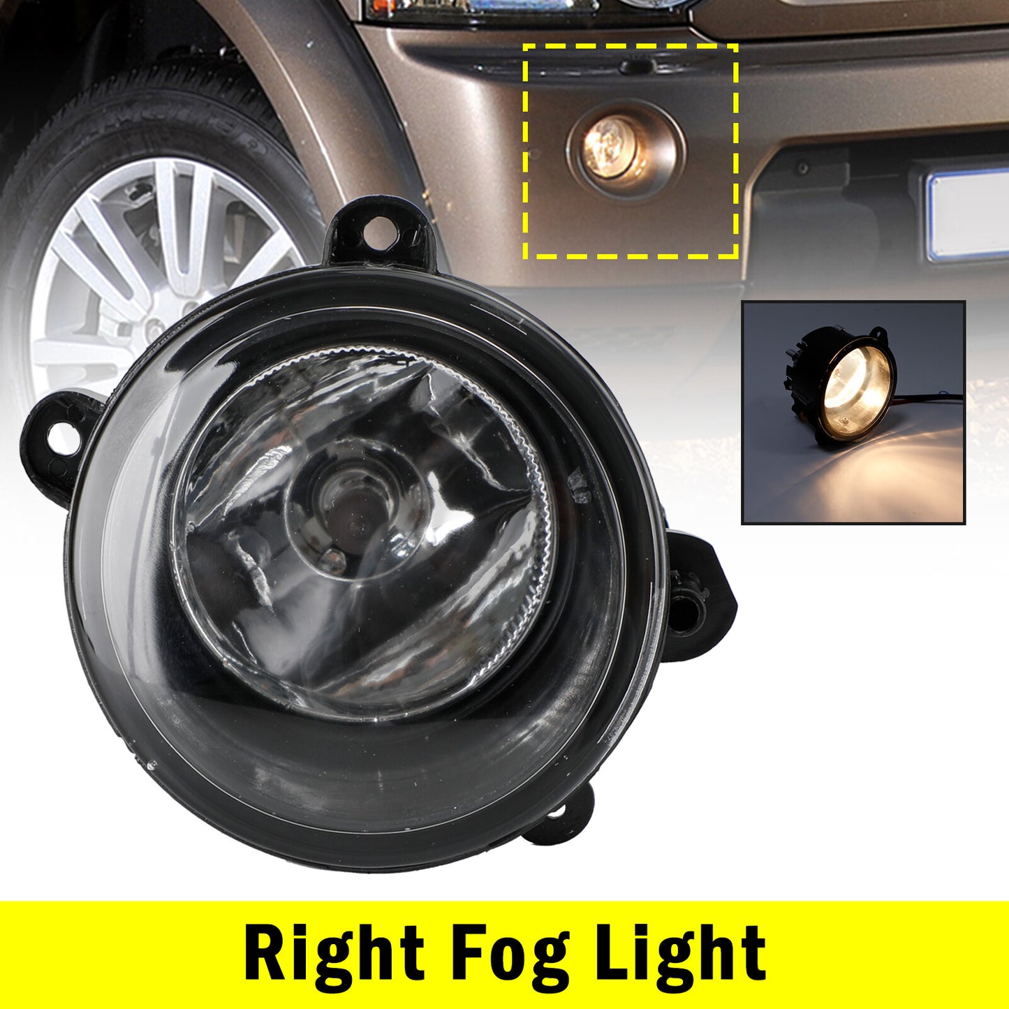 ya 1 8.5.1 Front Fog Light Lamp Right Fit for Land Rover Discovery 03-04 for RANGE ROVER T1