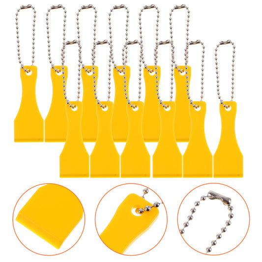 ya 26 12 Pcs Ticket Scrapers Set Key Accessories Scratching Tools Scrapper