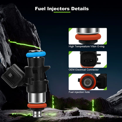 ya 1 8.12 baidi Fuel Injectors for Jeep Grand Cherokee 2011-2015 2018 2019 3.6L for Ram 1500 2013-19