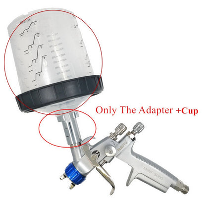 ya 5 8.7 For Adapter Spray Gun Connector M16x1.5 Internal Thread+Paint Cup 20oz 600ML