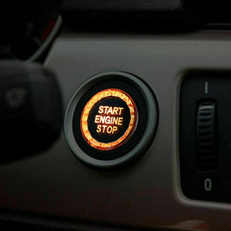 ya 1 8.5.4 Engine Start Stop Switch Button Cover Crystal Fit E Chassis E90 E92 BLK