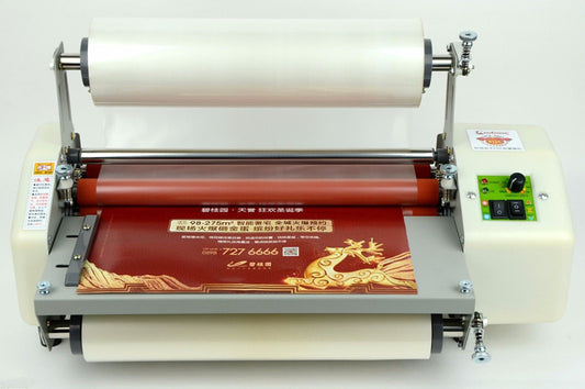 Newest version Four Rollers Hot and cold roll laminating machine for 13¡ì