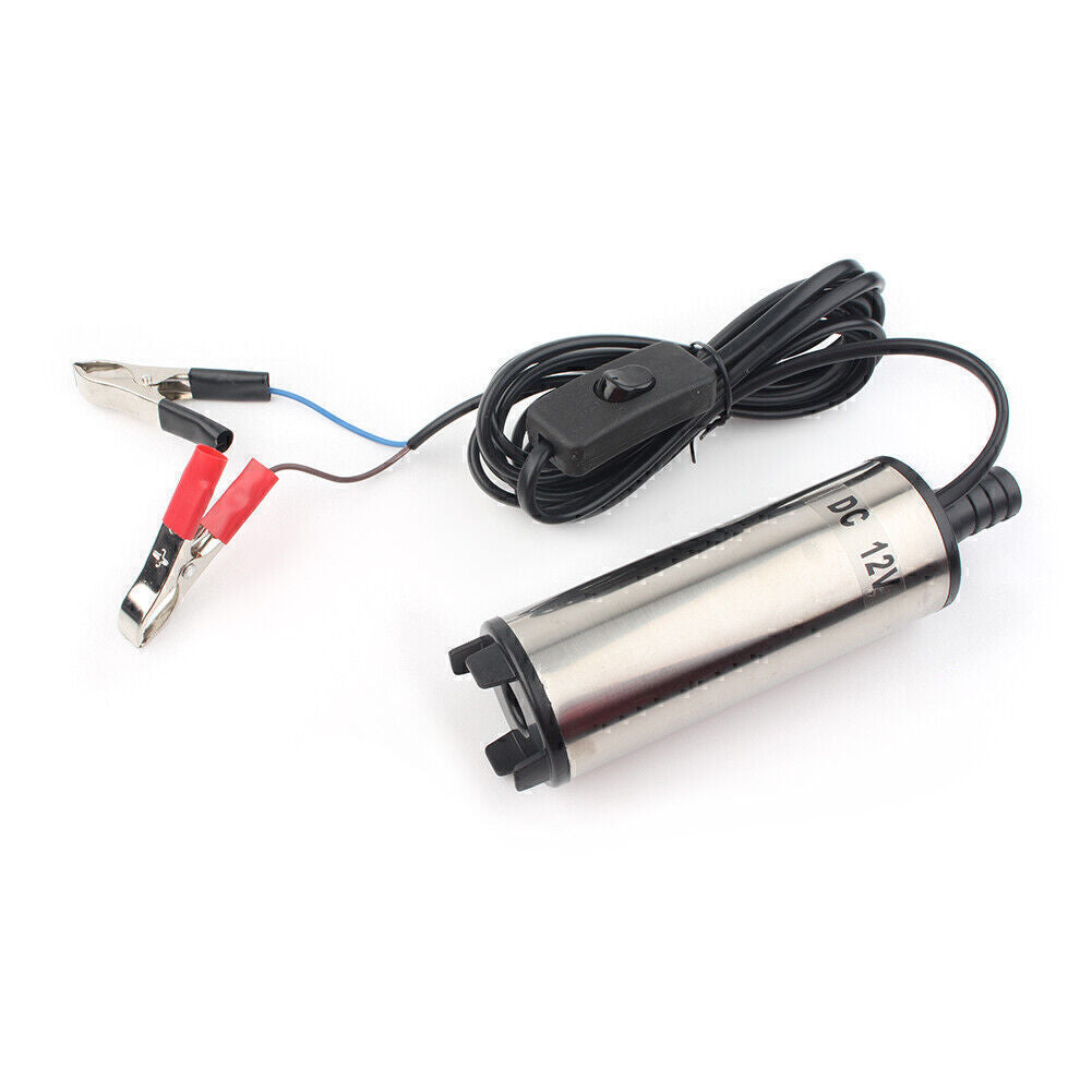 ya 9 6.4 12V/24V Submersible Pump 51mm Water Oil Diesel Fuel Transfer Refueling 33L / min