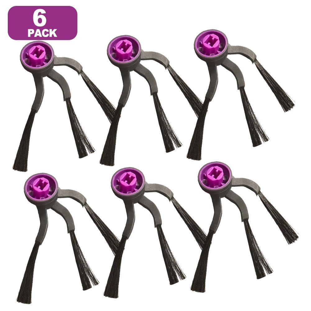 ya 25 Set of Six Side Brushes for Eureka J15 For Evo Ultra Self Emptying Robot Vacuum