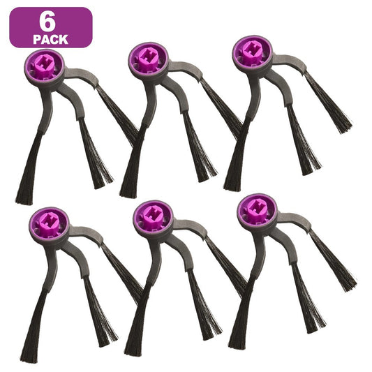 ya 25 Set of Six Side Brushes for Eureka J15 For Evo Ultra Self Emptying Robot Vacuum