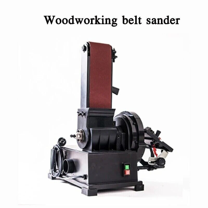 ya 17 Woodworking Belt Sand Disc Machine Automatic Chip Removal Induction Sand Machine