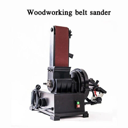 ya 17 Woodworking Belt Sand Disc Machine Automatic Chip Removal Induction Sand Machine