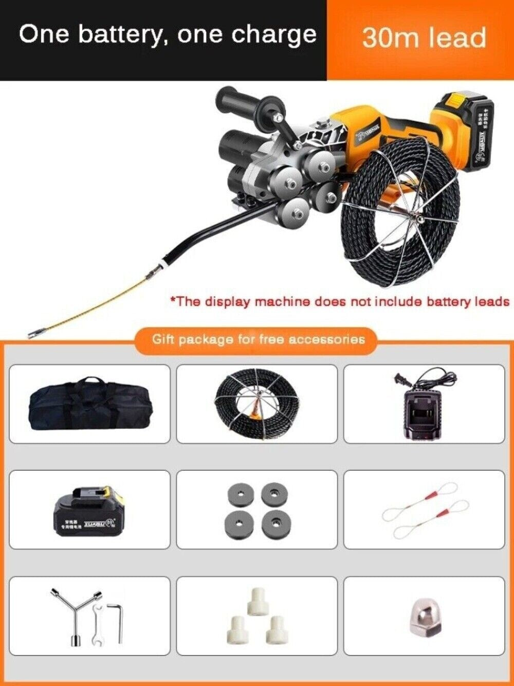 ya 14 Electric threading machine Cable Pushing and Pulling Tool Wall Threading Machine