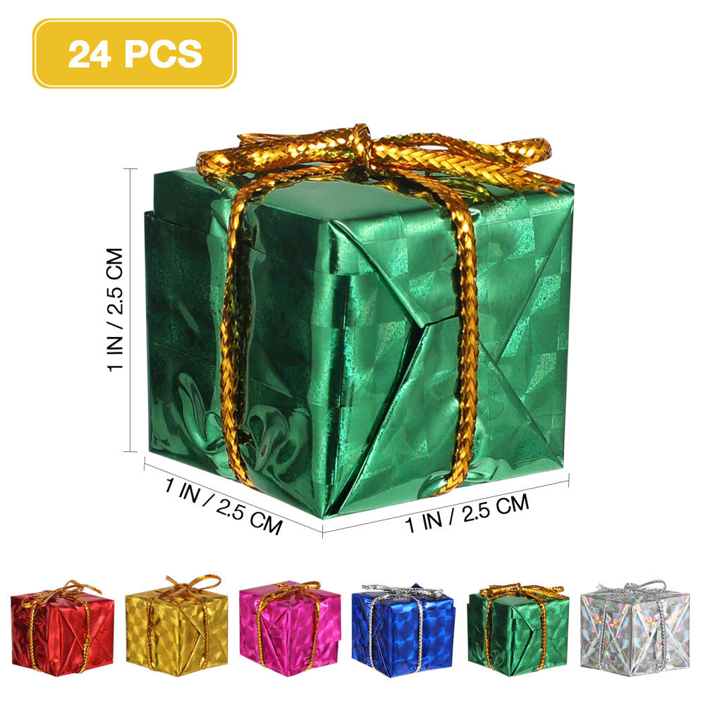 ya 25 24Pcs Presents Decoration Tree Hanging Decorations