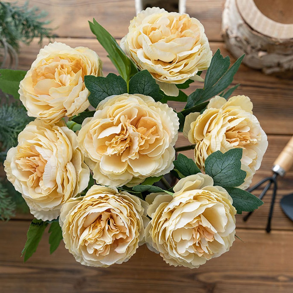 ya 15 10.20 Artificial Peony Bouquets Chic Peony Arrangements For Floral Arrangements