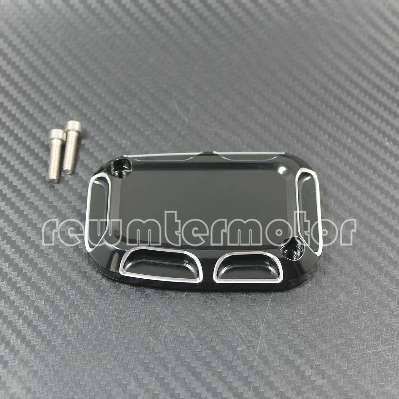 ya 4 6.17.2 Left Black Brake Master Front Cylinder Cover Fit for Harley Touring CVO VRSCD