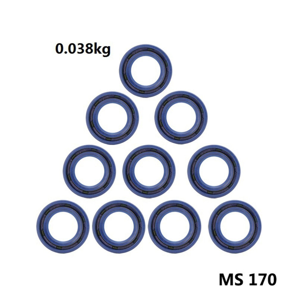 ya 5 8.7 10 Pcs Chain Saw Seal Set Gas Sawing Machine Oil Sealer for MS170/180