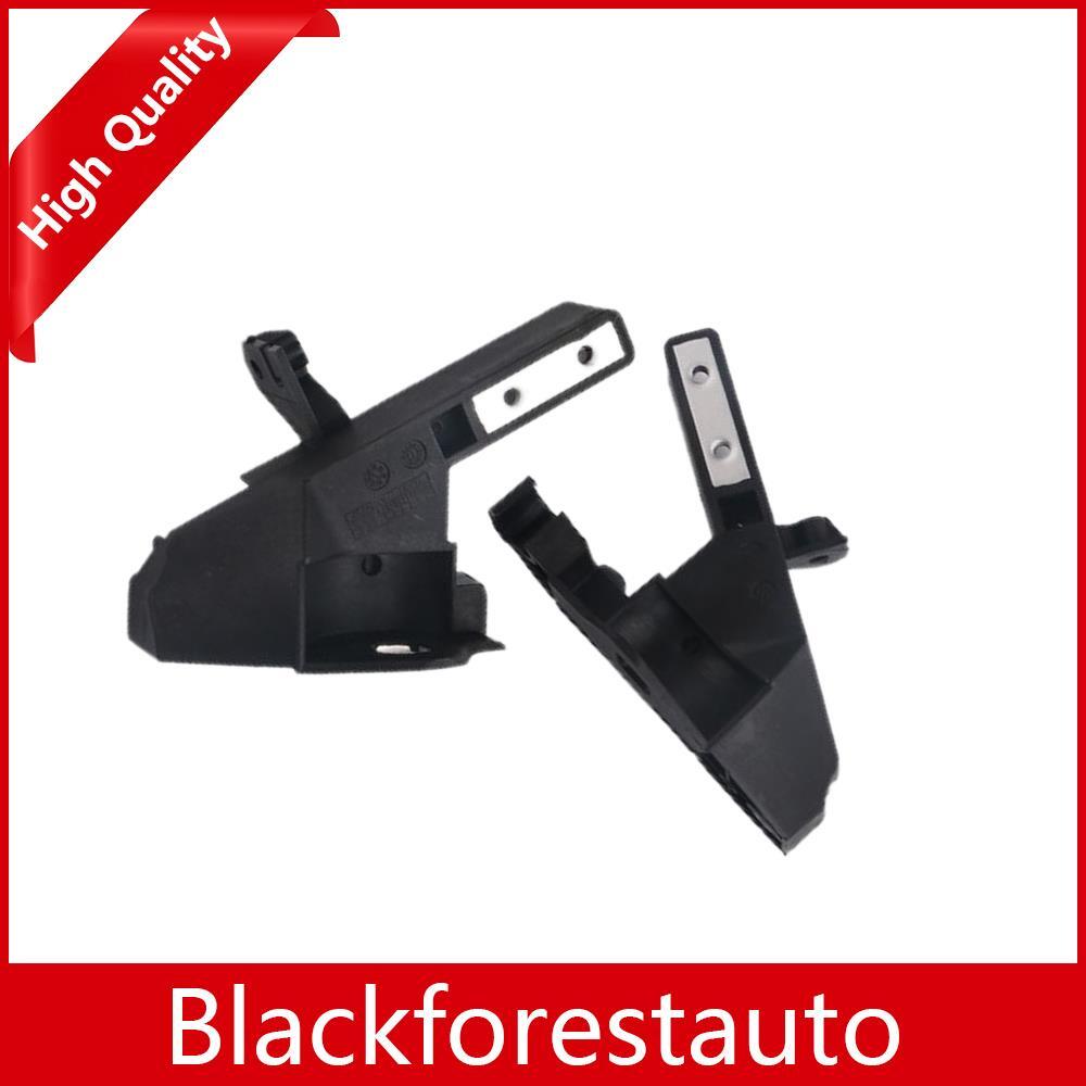 ya 27 6.21 Set of 2 Fits for Mercedes-Benz C300 C43 AMG Front Left & Right Bumper Bracket Black