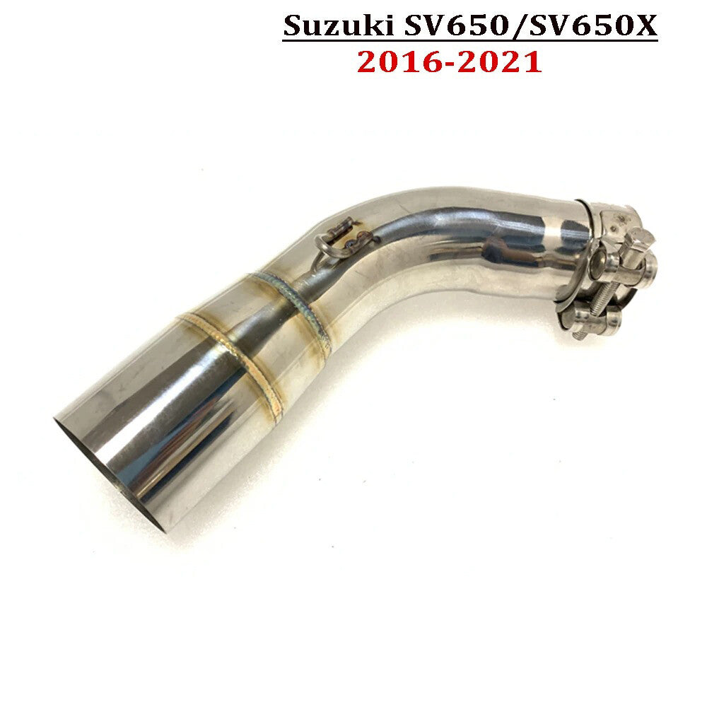 ya 1 7.8 for Suzuki SV650/SV650X 2016-2021 51mm Stainless Steel Mid Link Pipe Direct