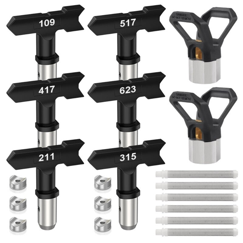 ya 26 14Pcs Sprayer Tip Paint Sprayer Tips Airless Sprayer Nozzles Airless Reversible