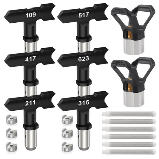 ya 26 14Pcs Sprayer Tip Paint Sprayer Tips Airless Sprayer Nozzles Airless Reversible