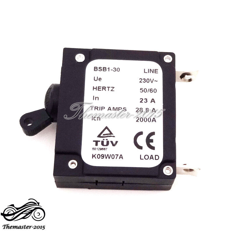 ya 16 230V 23 AMP 23A Generator Circuit Breaker 28.8 Trip Amps BSB1-30 BAISHIBAO BSB