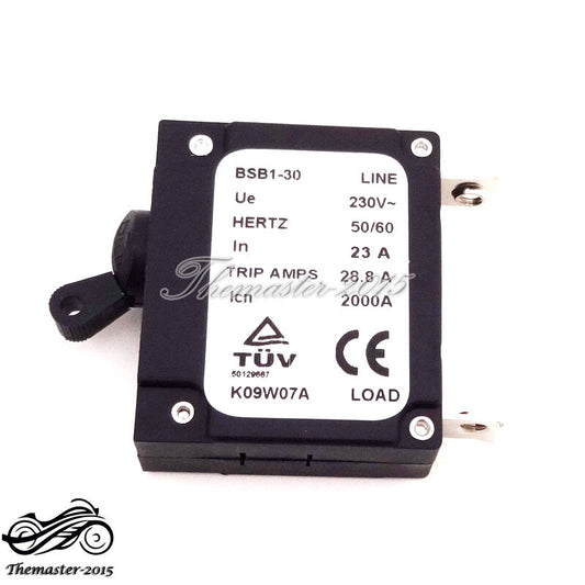 ya 16 230V 23 AMP 23A Generator Circuit Breaker 28.8 Trip Amps BSB1-30 BAISHIBAO BSB