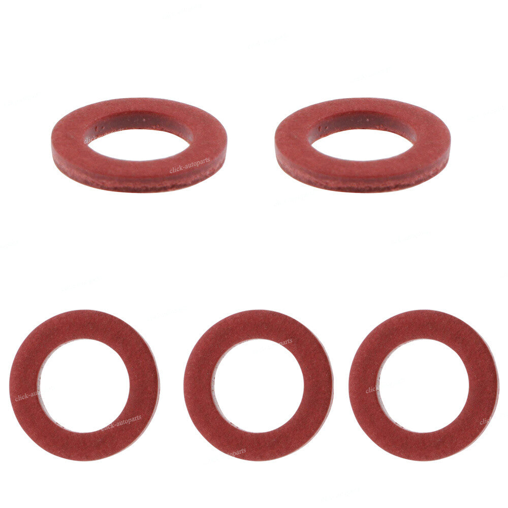 ya 3 6.25 5 Pcs Lower Unit Drain Plug Gasket Red for Yamaha 90430-08020-00 90430-08003