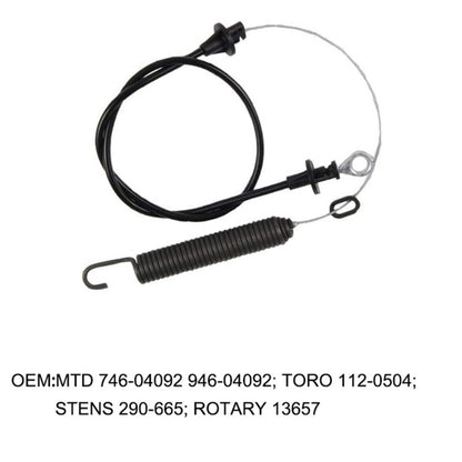 ya 14 946-04092 Deck Engagement Clutch Cable Replacement for 12-0504 LX420 LX425 LX460
