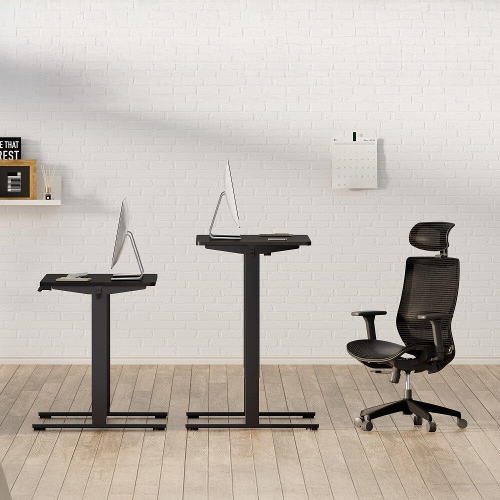 ya 15 10.20 Children's Adjustable Height Office Desk Upright Gaming Office Desk