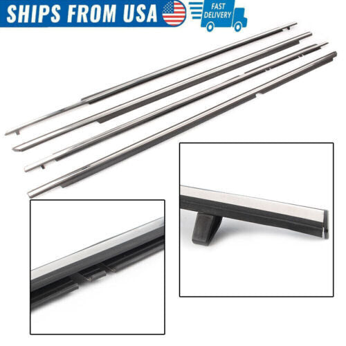 ya 5 8.7 4x Window Weatherstrip Moulding Trims Door Belts Seal Fit for Toyota Camry 2007-2011