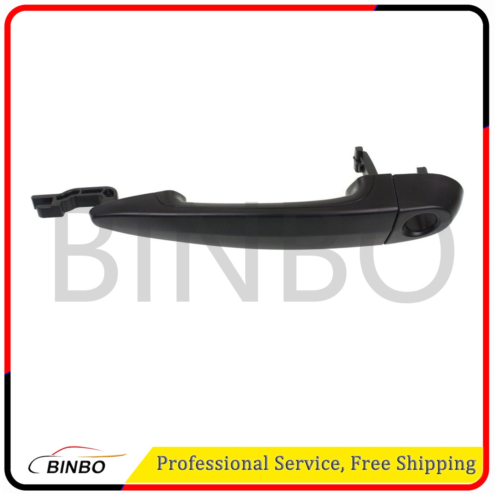 ya 13 5.27 Door Handle For 2007-2013 for BMW 328i Front or Rear Left Textured Black 5121706066