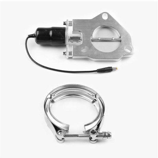 ya 5 6.16.2 2.5'' Stainless Electric Downpipe Dump Valve Kit w/Manual Switch Control