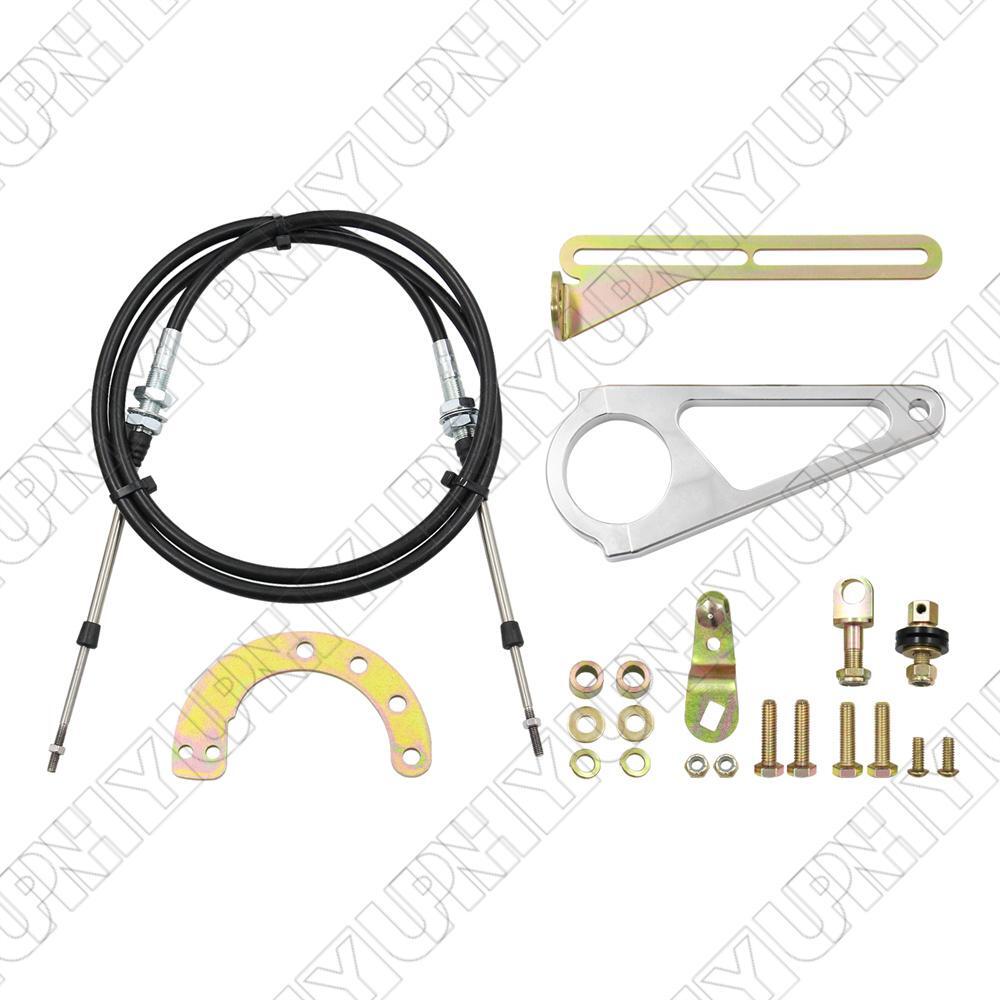 ya 12 5.22 2 For GM Transmission Hard Column Cable Shift Linkage Kit Aftermarket Replace