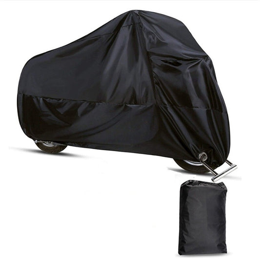 ya 1 7.3 4XL Motorcycle Bicycle Cover Outdoor Rain UV Dustproof Waterproof Accessories Black