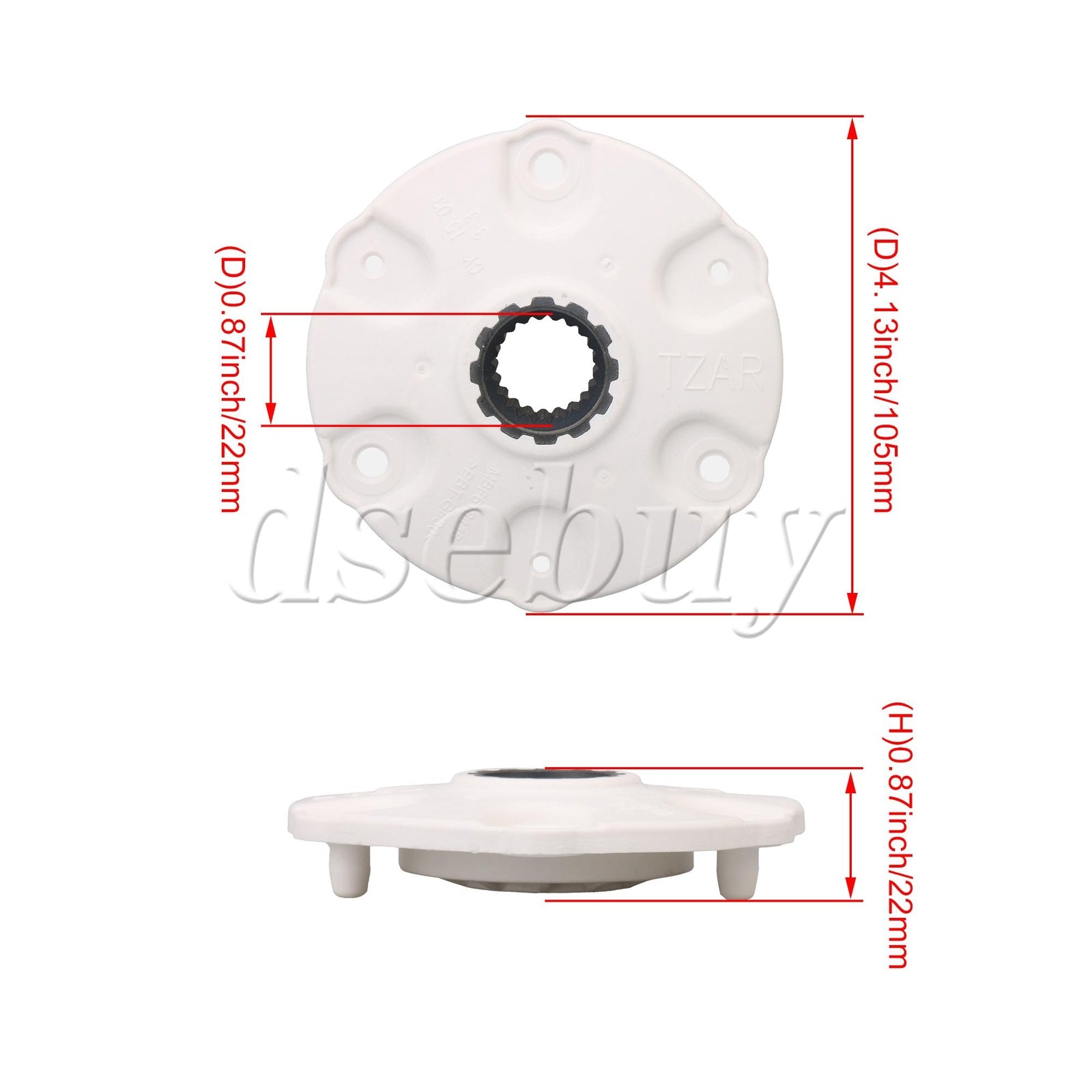 ya 26 3 Pieces Washing Machine Rotor Hub MBF618448 Replacement for Washer