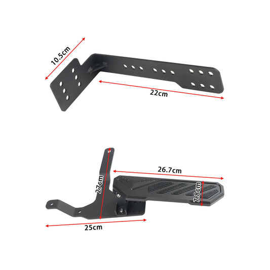 ya 9 6.5.2 1*Dead pedal foot rest pad left non-slip suitable for 2007-2023 for Jeep for Wrangler JK JL