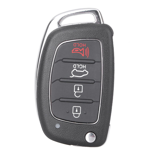 ya 10 5.28 Keyless Remote Key Shell Case 4 Buttons Fit for Hyundai Santa Fe ix45 Fob 2013 2014