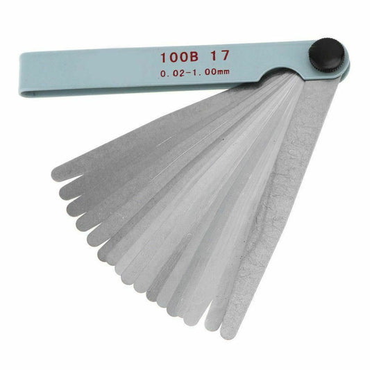 ya 2 7.14 Stainless Steel Blade Feeler Gauge Gap Filler Silver for GY6 50 150cc Motorcycle