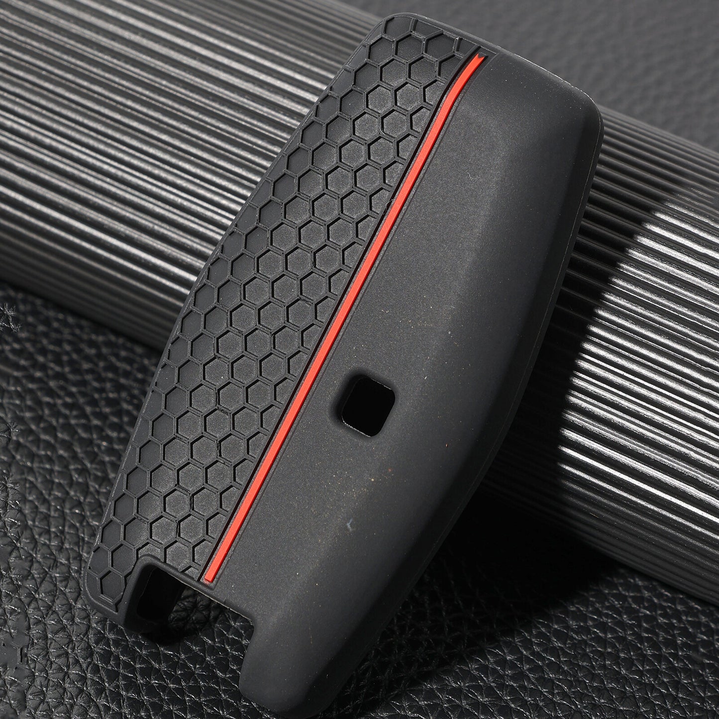 ya 5 8.7 Key Fob Ring Cover Case Holder 3 Button for Mitsubishi for Outlander 2022 2023 2024