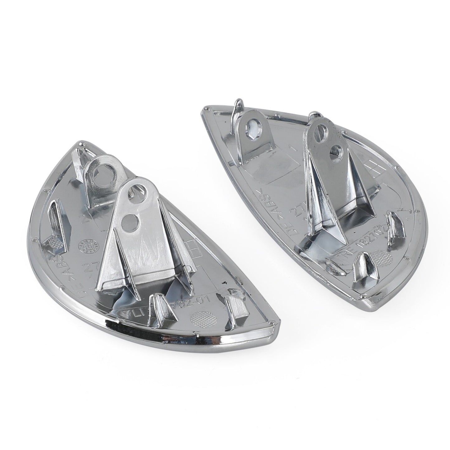 ya 1 8.5.3 Chrome Left+ Right Headlight Washer Cover 61672752559/60 for Mini Cooper 08~2014