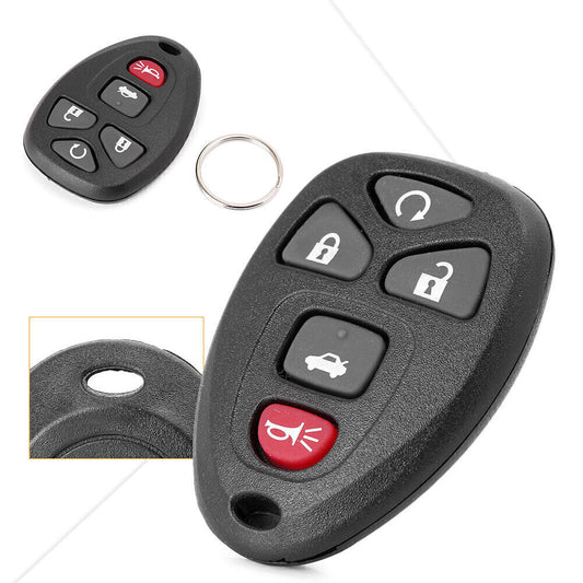 ya 10 5.28 Remote Key Fob Case Shell 5 Buttons for Chevrolet Malibu for Pontiac G6 KOBGT04A Car