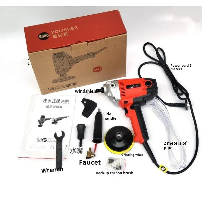 Electric Marble Granite Wet Stone Polishing Machine Manual Grinding Machine