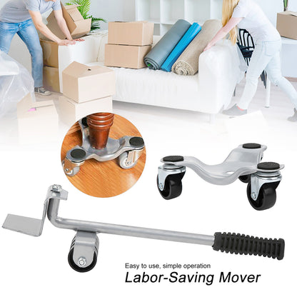 ya 26 Furniture Transport Set Silver Lifter Moving Plate For Heavy Objects ing